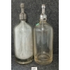 Image 3 : LOT OF 2 - JOE SLUTZKY & PH. PFEIFER JR - CLEAR ACID-ETCHED - SELTZER BOTTLES
