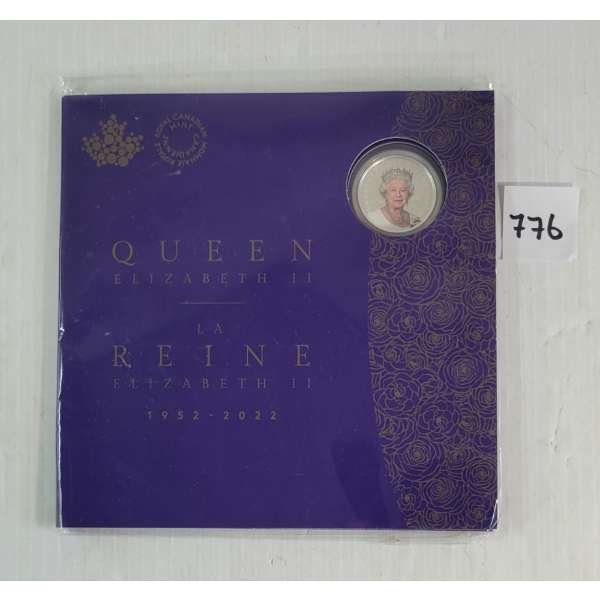 2022 RCM $5 SILVER COIN - A TRIBUTE TO QUEEN ELIZABETH II 