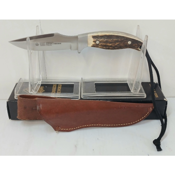 PUMA HUNTER'S COMPANION KNIFE W/ LEATHER SHEATH