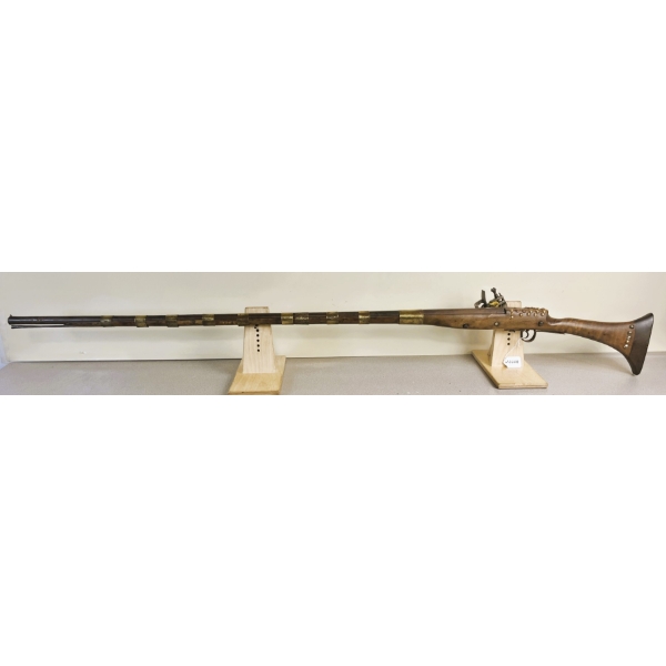 UNKNOWN JEZAIL STYLE MATCHLOCK IN APPROX .66 BP - ANTIQUE CLASS