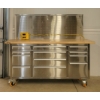 TRINITY STAINLESS WORKBENCH W / CONTENTS W / KEYS
