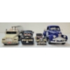 Image 6 : LOT OF 4 - MIXED DIECAST MODELS & MOBIL BATTERY OP TRUCK