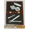 Image 1 : SURVIVAL TOOL SET W/ CASE - FOLDING KNIFE, COMPASS, PLIERS & FLASHLIGHT