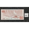 Image 2 : 1988 CDN $50 BANKNOTE - SEQUENTIAL