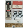 Image 1 : LOT OF 2 - REDFIELD MOUNTING SYSTEM & 2 PC SCOPE MOUNT BASE W/ INTEGRAL SEE THRU RINGS