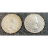 Image 2 : LOT OF 2 - 1956 & 1961 CDN 50 CENT SILVER COINS