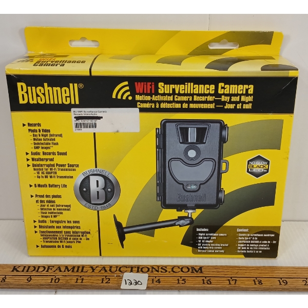 BUSHNELL WIFI SURVEILLANCE CAMERA