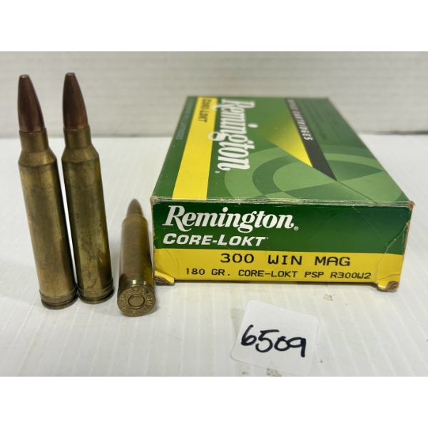 AMMO: 23X REMINGTON .300 WIN MAG - 180 GR SP
