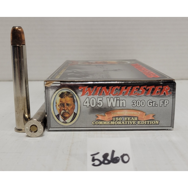 AMMO: 20X WINCHESTER .405 WIN 300 GR. FP - COLLECTIBLE BOX