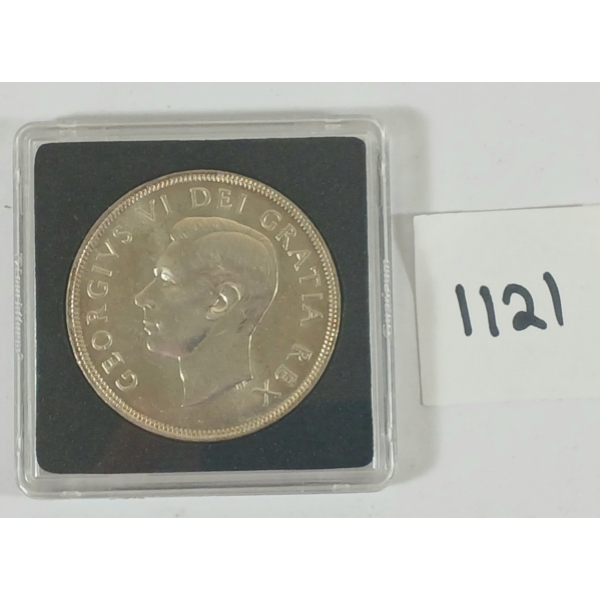 1949 CDN SILVER $1 COIN