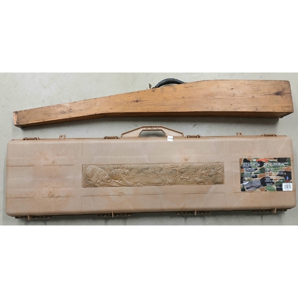 LOT OF 2 - CONTICO & WOOD HARD GUN CASES