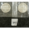 Image 1 :  LOT OF 2 - 1963 CDN SILVER DOLLARS - VOYAGEUR