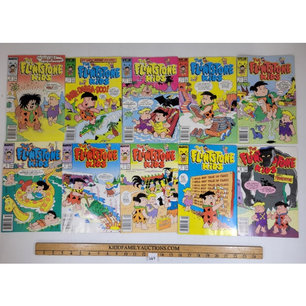 LOT OF 10 - MARVEL & STAR COMICS THE FLINTSTONE KIDS