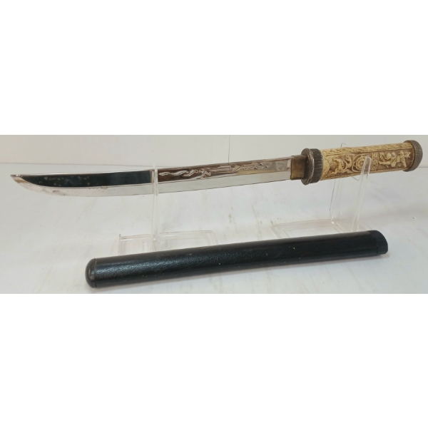 JAPANESE TANTO KNIFE W/ SCABBARD