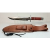 Image 9 : AL MAR 25TH ANNIVERSARY SPECIAL FORCES GREEN BERET KNIFE W/ SHEATH