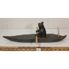 Image 3 : KAYAKER BY SIMEONIE UPPIK (PRS CDN ARTIST) - SINEW, STONE & WOOD