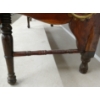 Image 3 : CONVERTED CHURCH PEW W/ EMBLEMS - BRASS & MAHOGANY - C. 19TH CENTURY