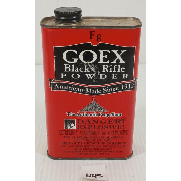 POWDER: GOEX FG BLACK RIFLE POWDER - 1LB 