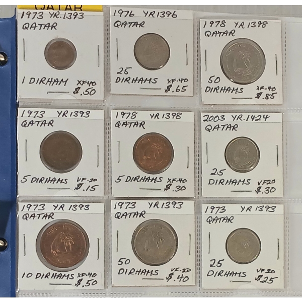 WORLD COINS BINDER - INCL PRUSSIA - SINGAPORE