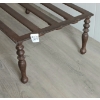 Image 2 : VINTAGE CAST IRON FIRESIDE BENCH / POT HOLDER