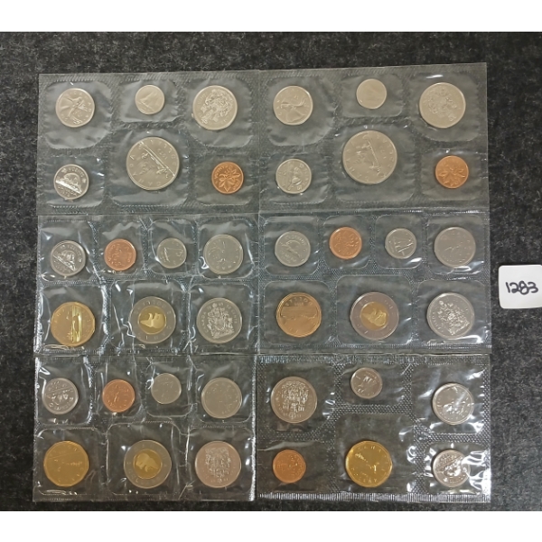 LOT OF 6 - 1972-2006 RCM UNCIRCULATED PROOF SETS