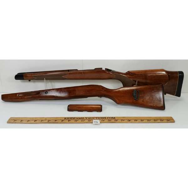 LOT OF 3 - REMINGTON 700 LONE ACTION & SKS STOCKS W/ FOREND