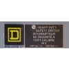 Image 3 : SQUARE D 60 A HEAVY DUTY SAFETY SWITCH 