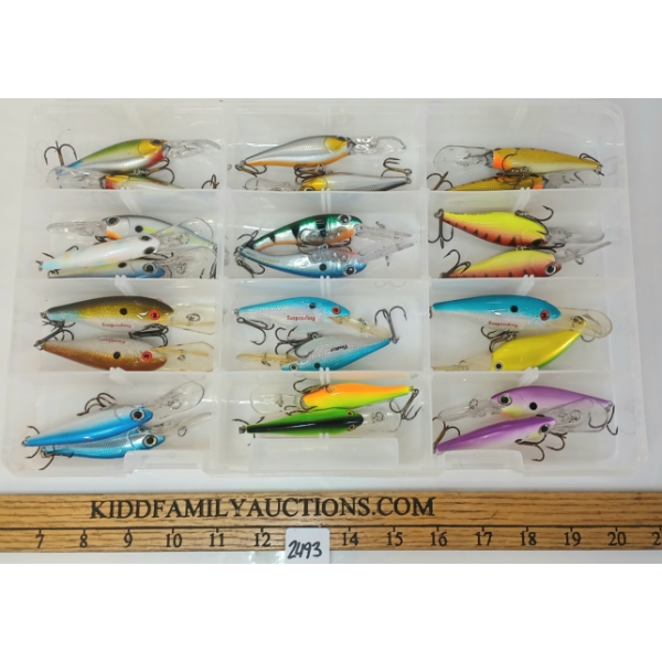 QTY OF LURES W/ CASE