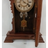 Image 4 : E.N. WELCH "DOLARD" WALNUT 30HR WATCHMAN'S CLOCK