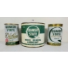 Image 1 : LOT OF 3 - QUAKER STATE WHEEL BEARING LUBRICANT, DELUXE & SUPER BLEND MOTOR OIL CANS