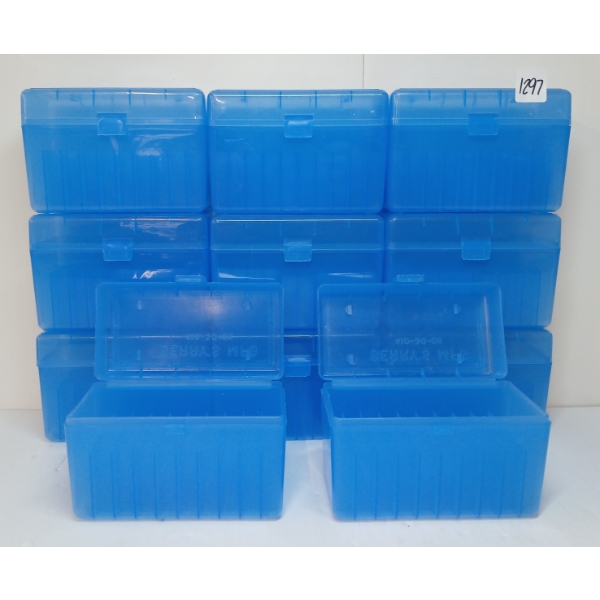 LOT OF 11 - BERRY'S MFG .30-06 SPRG RELOAD AMMO CASES