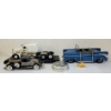 Image 3 : LOT OF 5 - MISC MODEL CARS, VOLKSWAGEN BEETLE WATCH FACE & COASTERS