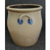 Image 3 : NICHOLS & BOYNTON 3GAL STONEWARE CROCK W/ COBALT DETAILING