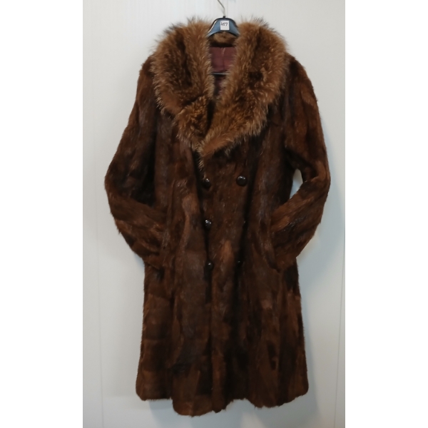 WOMEN'S FULL LENGTH FUR COAT - UNMARKED