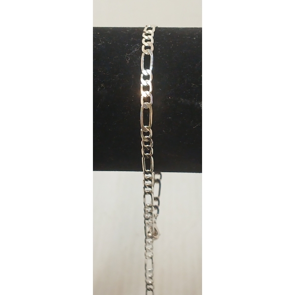 PILGRIM SILVER TONE CHAIN BRACLET