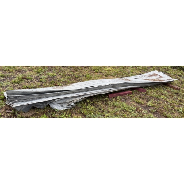 LOT OF APPROX 25 - STEEL ROOFING SHEETS - 18 FOOT