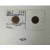 LOT OF 2 - 1863 U.S. BROADWAY ADVERTISING COIN - 1890 INDIAN HEAD COUNTER STAMPED PENNY