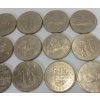 Image 4 : LOT OF 25 - 1968 - '86 CDN $1 COINS 