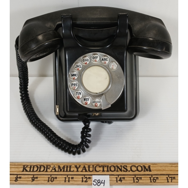 NORTHERN ELECTRIC WALL MOUNT ROTARY PHONE