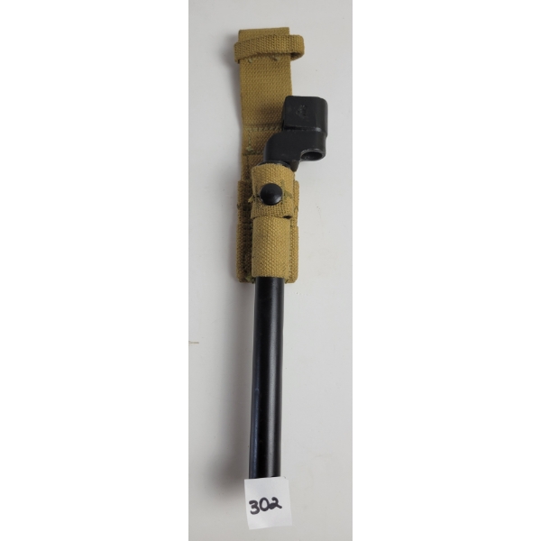  BRITISH NO 4 MK-II * SPIKE BAYONET W/ TUBULAR SCABBARD & CDN FROG