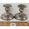 Image 2 : PAIR OF BIRKS STERLING SILVER CANDLESTICK HOLDERS