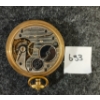 Image 4 : D.H. PATTERSON POCKET WATCH - GOLD FILLED "FORTUNE" 7 JEWELS POCKET WATCH