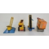 Image 3 : LOT OF 4 - DINKY TOYS & MARX DIECAST & TIN CRANES - INCL FRICTION