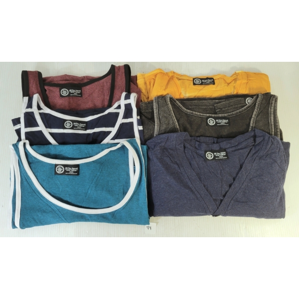 LOT OF 6 - ALLDAY MEN'S MEDIUM SHIRTS 