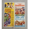 Image 1 : LOT OF 2 - 1953 "JULIUS CAESAR" & 1954 "DEMETRIUS & THE GLADIATORS" MOVIE POSTERS