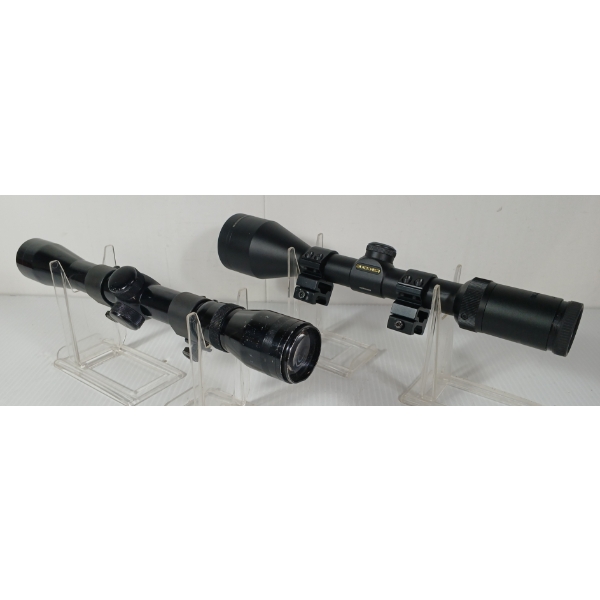 LOT OF 2 - BUCKNER EVOLUTION 3-9X50 & TASCO RIFLESCOPES