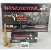 Image 1 : AMMO: 40X WINCHETSER .308 WIN - 150 GR HP
