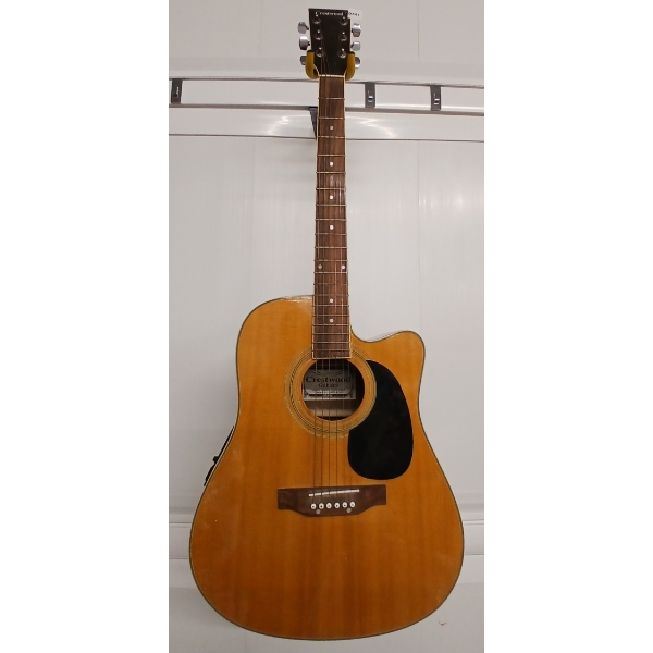 CRESTWOOD ELECTRIC ACOUSTIC GUITAR