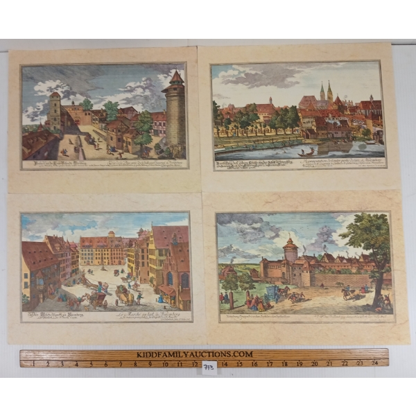 QTY OF GERMAN NUREMBERG PRINT PLATES