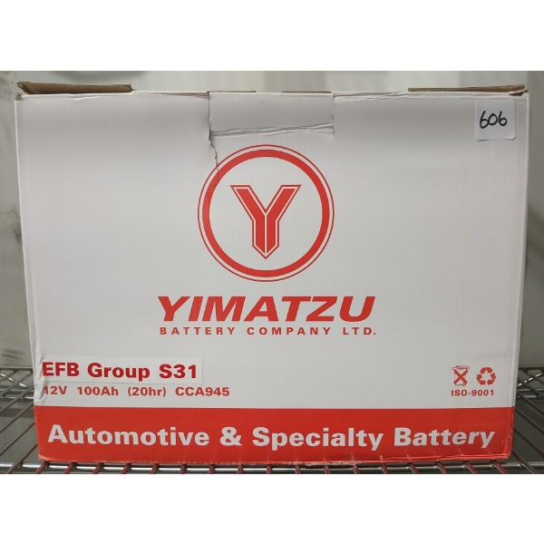 YIMATZU AUTO EFB GROUP S31 12V BATTERY